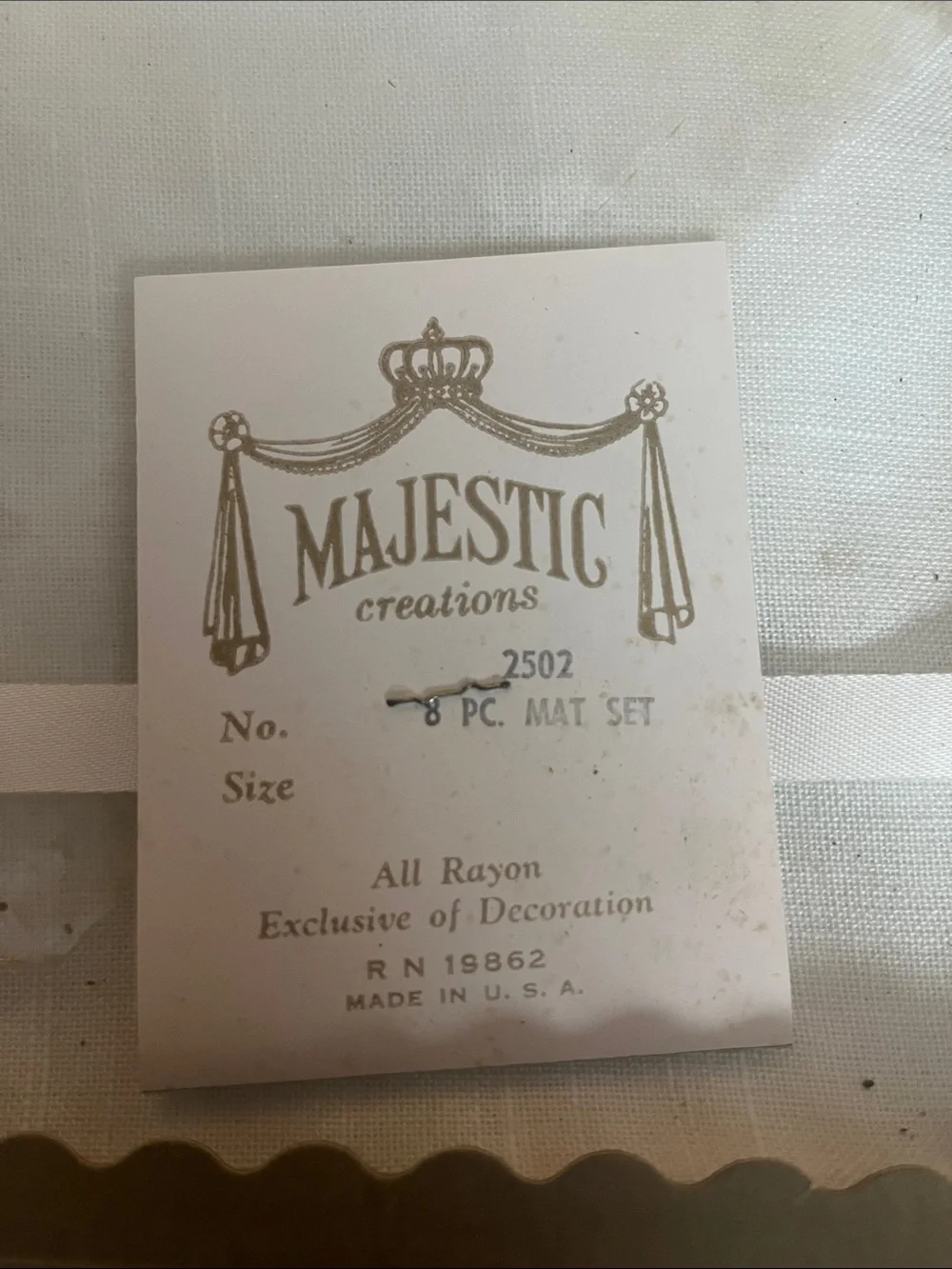 Majestic delicate embroidered